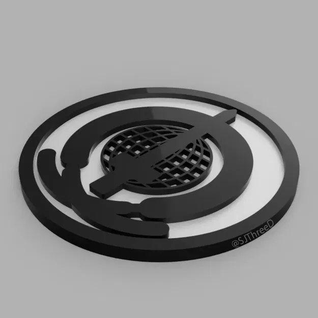 Biểu tượng S.W.O.R.D của Marvel với đế trang trí - Image 1