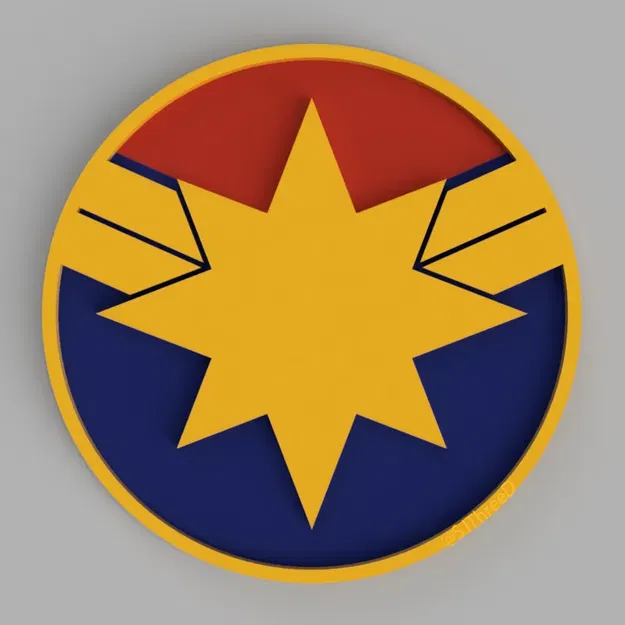 Giá đỡ lót ly Captain Marvel trong bộ Avengers - Image 2