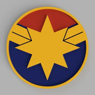 Giá đỡ lót ly Captain Marvel trong bộ Avengers
