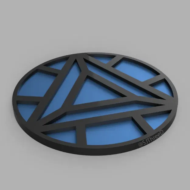 Biểu tượng Arc Reactor của Iron Man trong bộ sưu tập Marvel Coasters - Image 1
