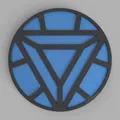 Biểu tượng Arc Reactor của Iron Man trong bộ sưu tập Marvel Coasters - Thumbnail 2