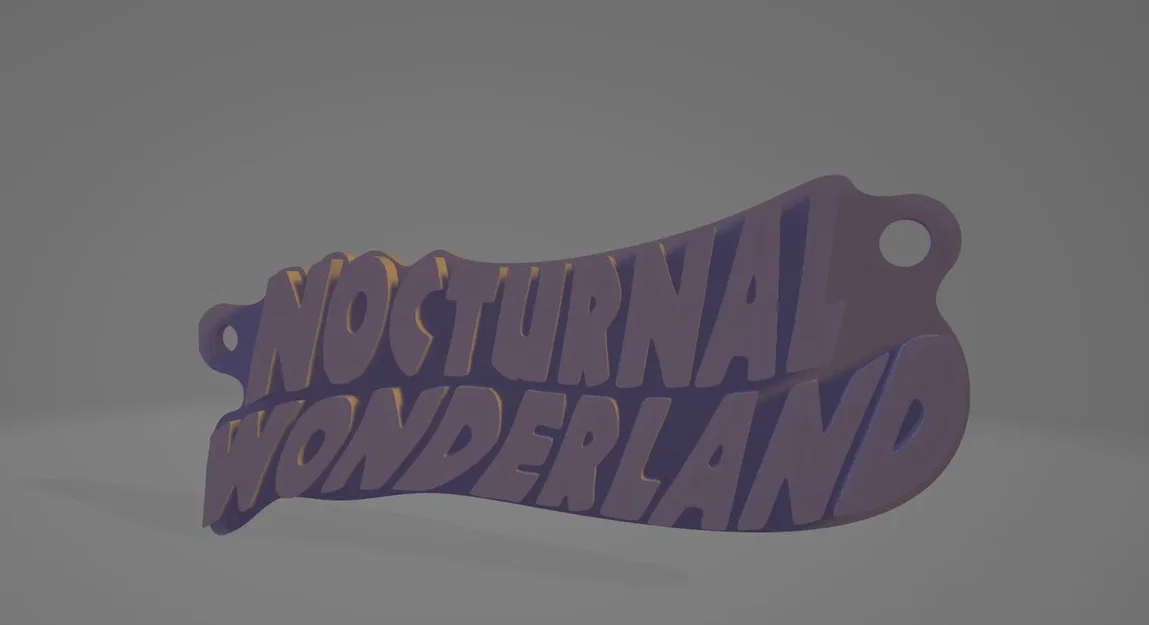 Vòng tay hoặc dây chuyền hạt Kandi Wonderland ban đêm - Image 1