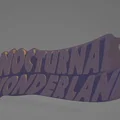 Vòng tay hoặc dây chuyền hạt Kandi Wonderland ban đêm - Thumbnail 1