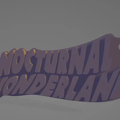 Vòng tay hoặc dây chuyền hạt Kandi Wonderland ban đêm