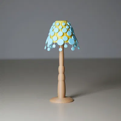 Mô Hình Đèn Bàn Tiêu Chuẩn Tỉ Lệ 1/20