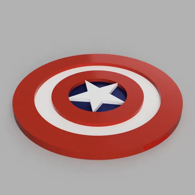 Giá đỡ lót ly Captain America - Marvel Coasters - Image 1