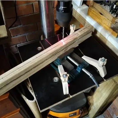 Hướng dẫn sử dụng laser cho máy khoan với dây buộc zip