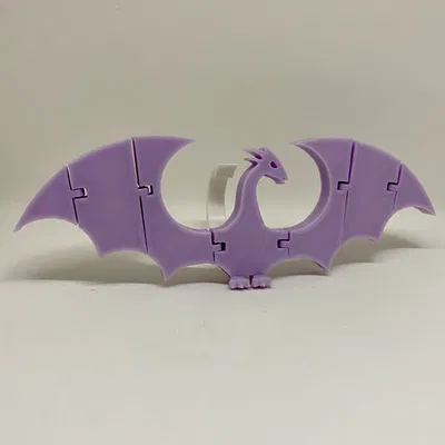 Mô hình đồ chơi fidget phượng hoàng linh hoạt in 3D