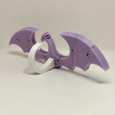 Mô hình đồ chơi fidget phượng hoàng linh hoạt in 3D