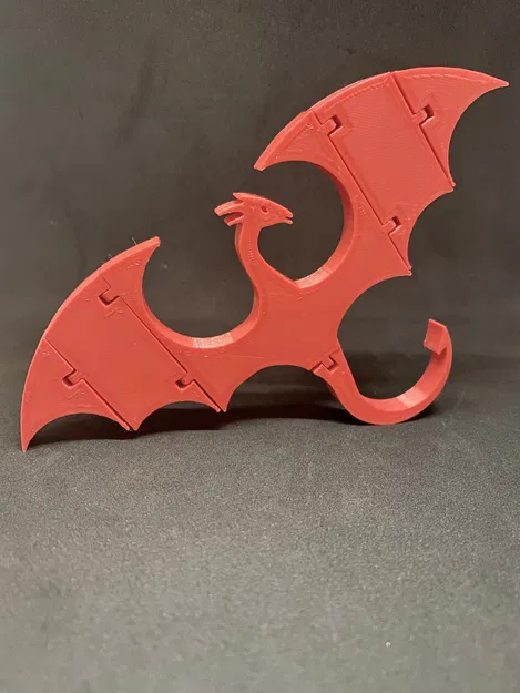 Mô hình đồ chơi fidget phượng hoàng linh hoạt in 3D - Image 3