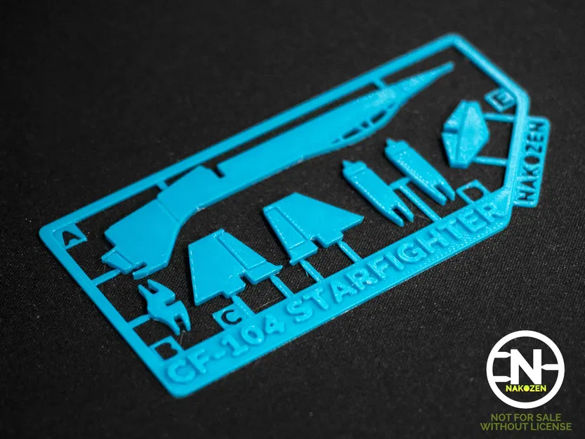 Mô hình lắp ráp CF-104 Starfighter của Canada - Image 4