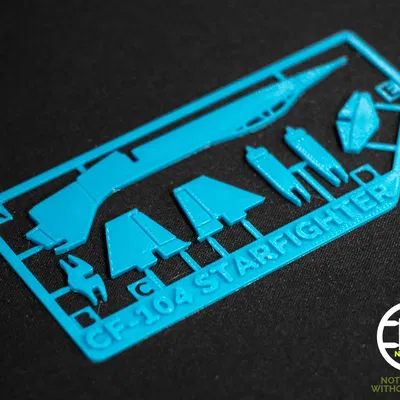 Mô hình lắp ráp CF-104 Starfighter của Canada