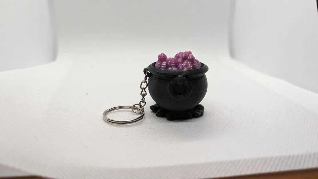 Móc chìa khóa nồi phép thuật cho lễ hội Halloween - Image 1