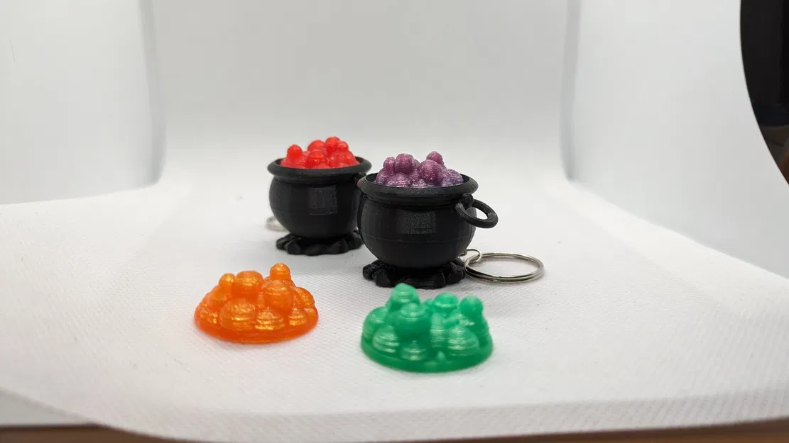 Móc chìa khóa nồi phép thuật cho lễ hội Halloween - Image 2