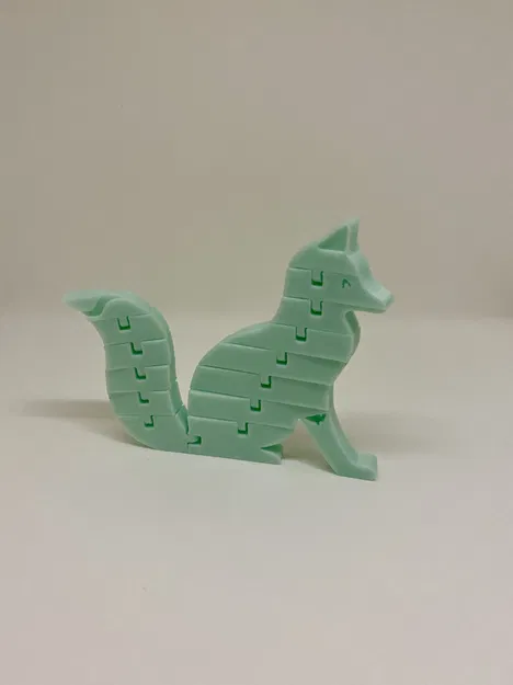 Mô hình đồ chơi cáo linh hoạt nhỏ gọn - Image 1