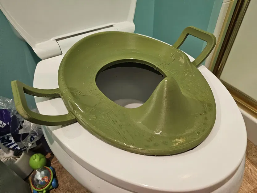 Ghế ngồi bô cho trẻ em thiết kế phù hợp với bồn cầu dài - Image 1