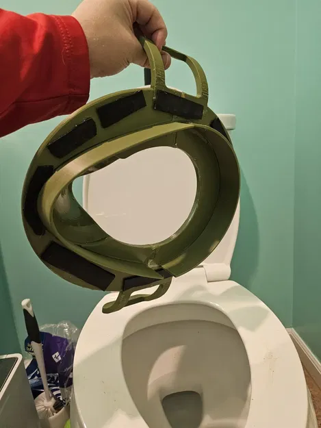 Ghế ngồi bô cho trẻ em thiết kế phù hợp với bồn cầu dài - Image 2