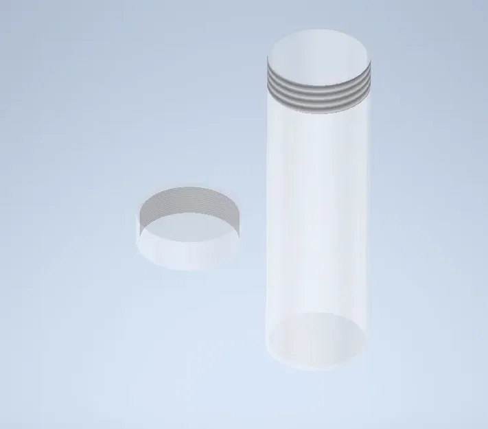 Chai nước với nắp vặn đơn giản - Image 1