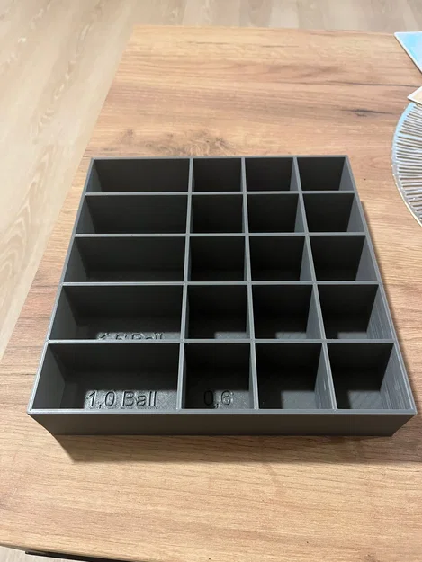 Hộp tổ chức đồ nhỏ tự thiết kế 21,5 x 21,5 x 5cm - Image 1