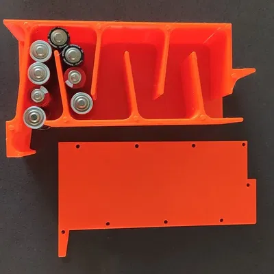 Máy phân phối pin kích thước AA cho 25 viên pin