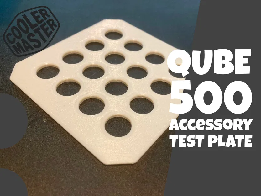 Bảng thử nghiệm phụ kiện QUBE 500 cho máy in 3D - Image 1