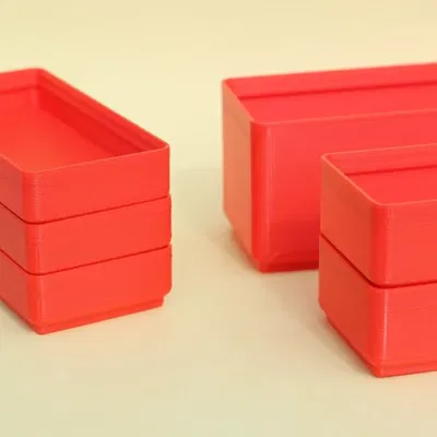 Hộp lưu trữ lớn Gridfinity không nhãn hiệu