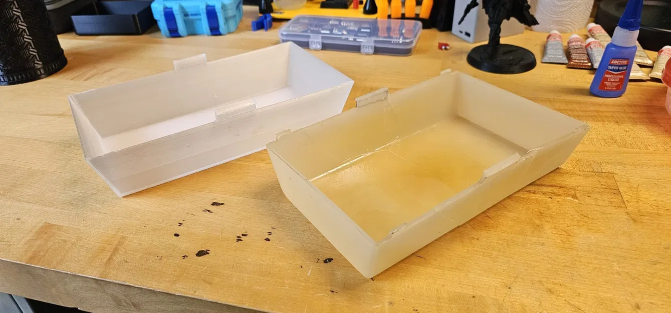 Nắp đèn phòng tắm in PLA trong suốt - Image 1