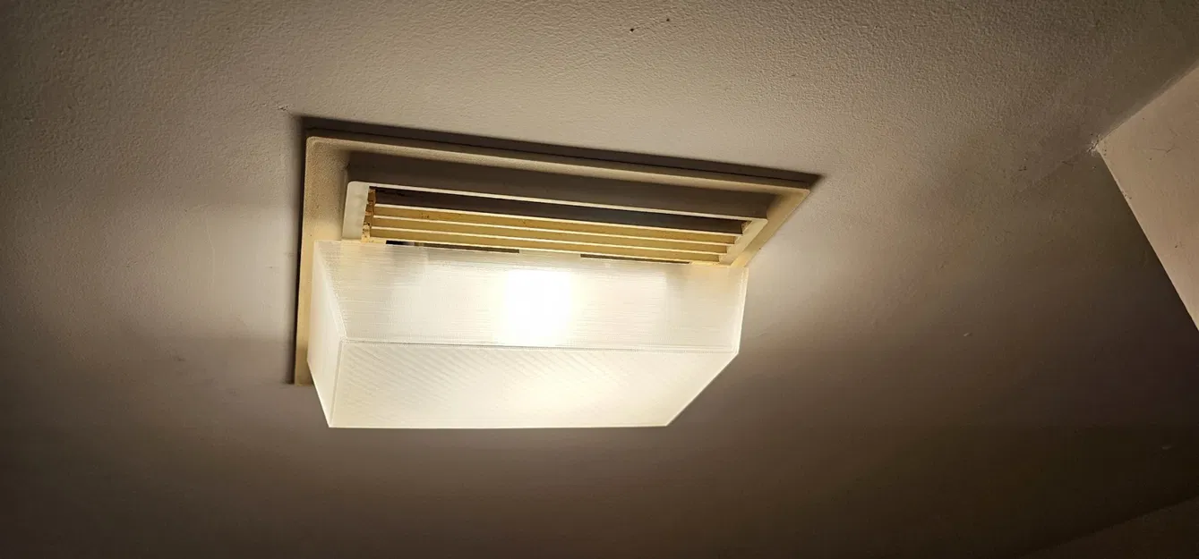 Nắp đèn phòng tắm in PLA trong suốt - Image 3