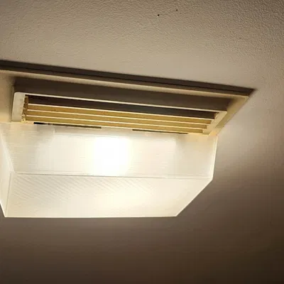 Nắp đèn phòng tắm in PLA trong suốt