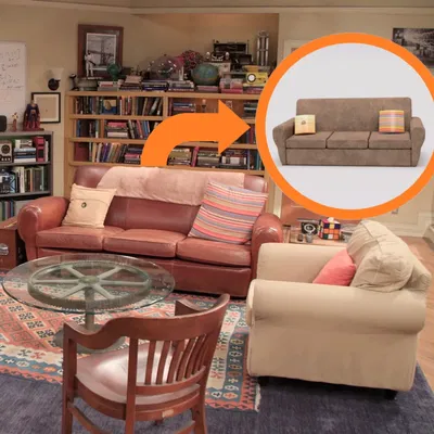 Ghế sofa biểu tượng trong The Big Bang Theory tỉ lệ 1:12