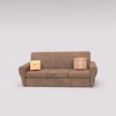 Ghế sofa biểu tượng trong The Big Bang Theory tỉ lệ 1:12