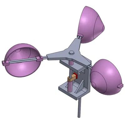 Cốc anemometer 75mm với thiết kế cải tiến