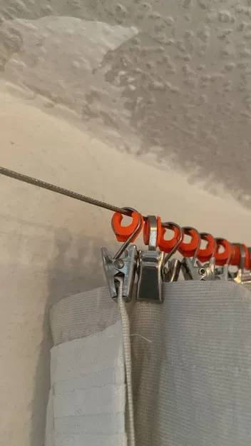 Cái kẹp giữ chặt móc Ikea RIKTIG cho rèm cửa - Image 2