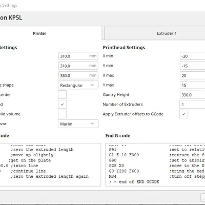 Bộ khởi động Kingroon KP5L với cấu hình Klipper