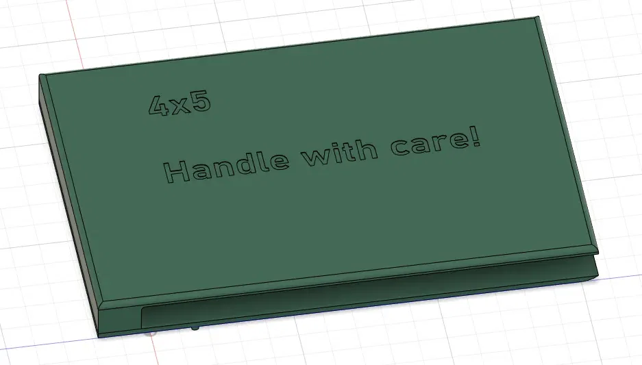 Nắp che kính mặt đất cho máy ảnh 4x5 - Image 1