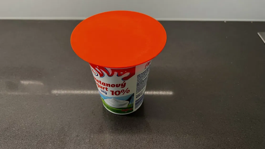 Nắp tự khóa cho hộp sữa chua Lidl Pilos - Image 4