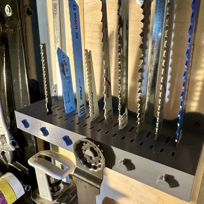 Hệ thống giá treo tường cho lưỡi cưa jig, cưa lắc và cưa sabre