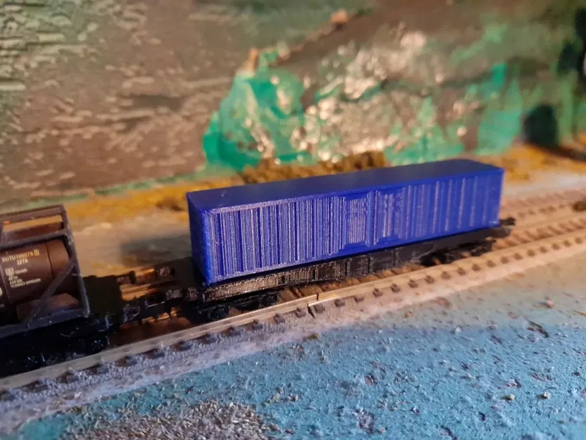 Mô hình container N scale cho tàu hỏa 1/160 - Image 1