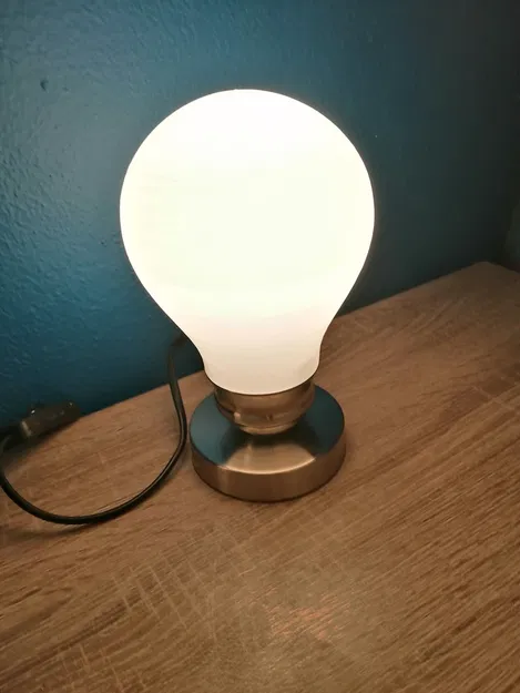 Chao đèn bàn thay thế bằng nhựa HIPS màu trắng mờ - Image 1