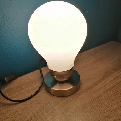 Chao đèn bàn thay thế bằng nhựa HIPS màu trắng mờ