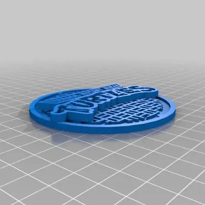 Nắp cống TMNT với logo cho khung máy xăm