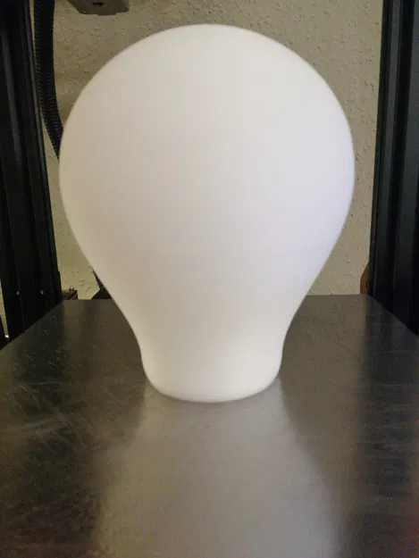 Chao đèn bàn thay thế bằng nhựa HIPS màu trắng mờ - Image 2