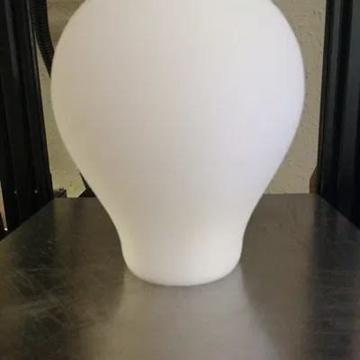 Chao đèn bàn thay thế bằng nhựa HIPS màu trắng mờ