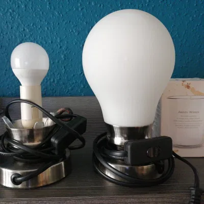 Chao đèn bàn thay thế bằng nhựa HIPS màu trắng mờ