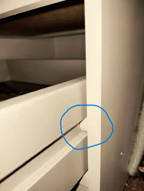 Ray kéo cho tủ quần áo Jysk Hagendrup - Image 1