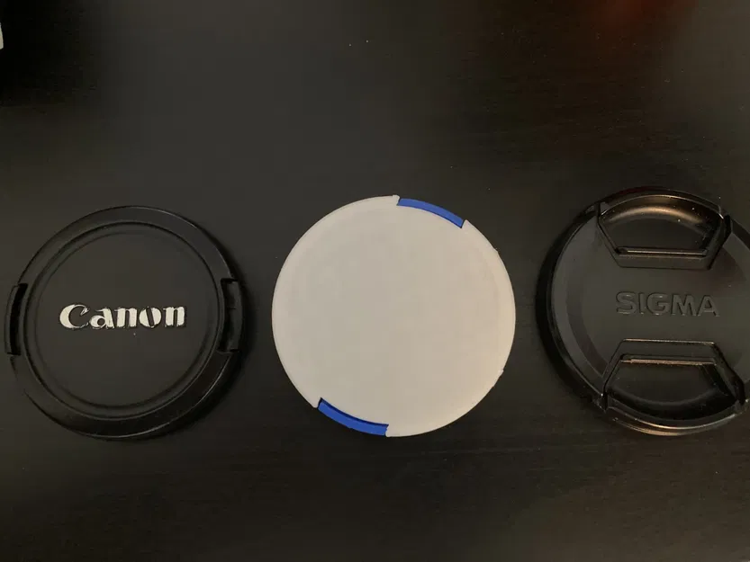 Nắp ống kính máy ảnh 58mm có thể in 3D - Image 6