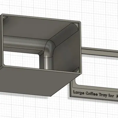 Khay cà phê lớn cho máy pha cà phê Melitta Solo