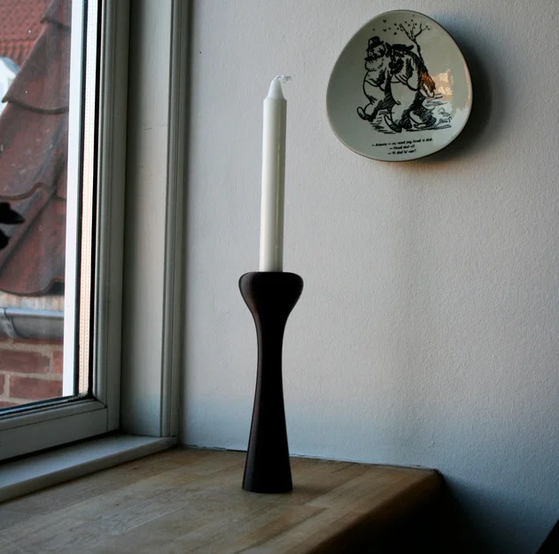 Giá đỡ nến cong đơn giản V7 cho nến 21mm - Image 1