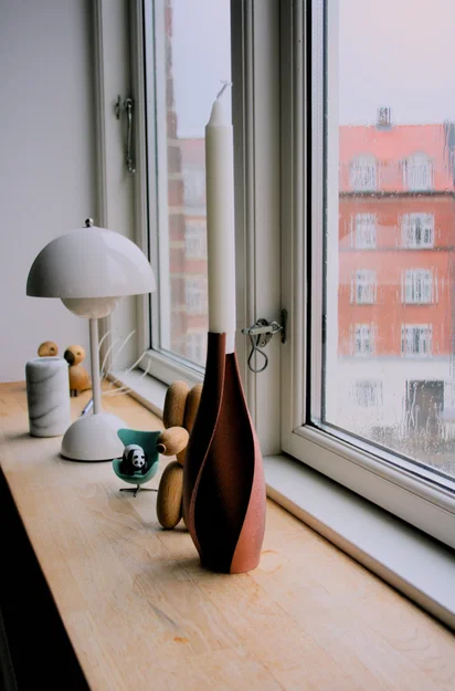 Giá đỡ nến hình chai với khoảng cách âm - Image 2