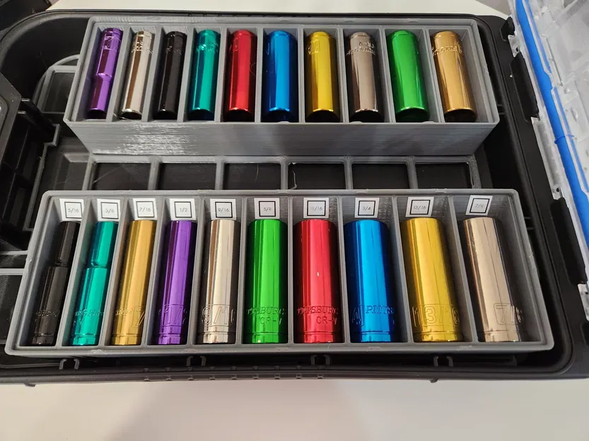 Giá đỡ socket sâu Parametric cho bộ socket Harbor Freight - Image 1